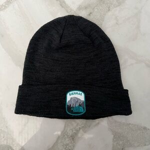 The North Face Black Beanie with Sierra Patch